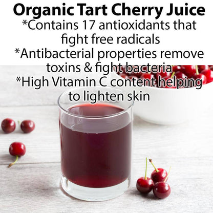 Organic Chocolate Cherry Face Mask – Antioxidant Anti-Aging Mask for Radiant, Youthful Skin